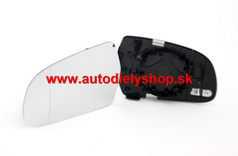 Audi A3 8/2008-2012 sklo spätného zrkadla Lavé / od r.v.2010
