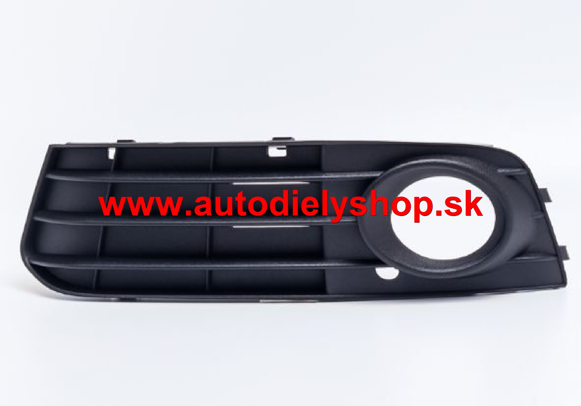 Audi A4 11/2007-2012 mriežka predného nárazníka ľavá,čierna