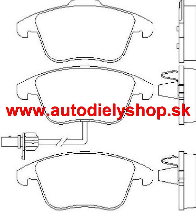  Audi A5 6/07-2011 predné brzdové platničky / FEBI / typ ATE