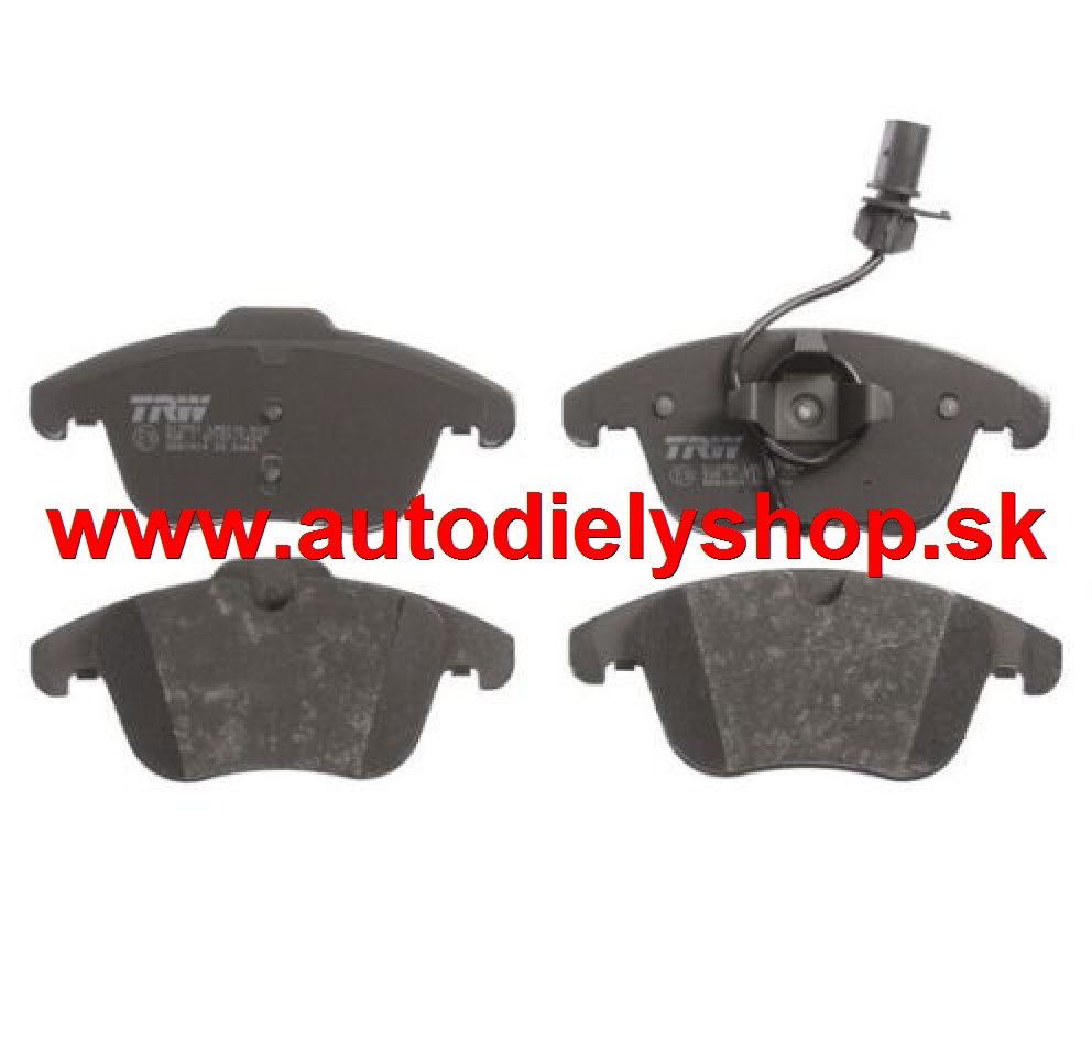  Audi A5 6/07-2011 predné brzdové platničky / TRW / typ ATE