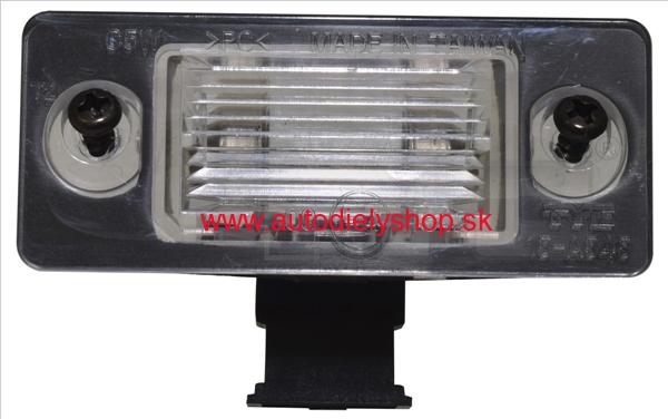 Škoda Fabia 4/00 - 3/07 zadné osvetlenie ŠPZ