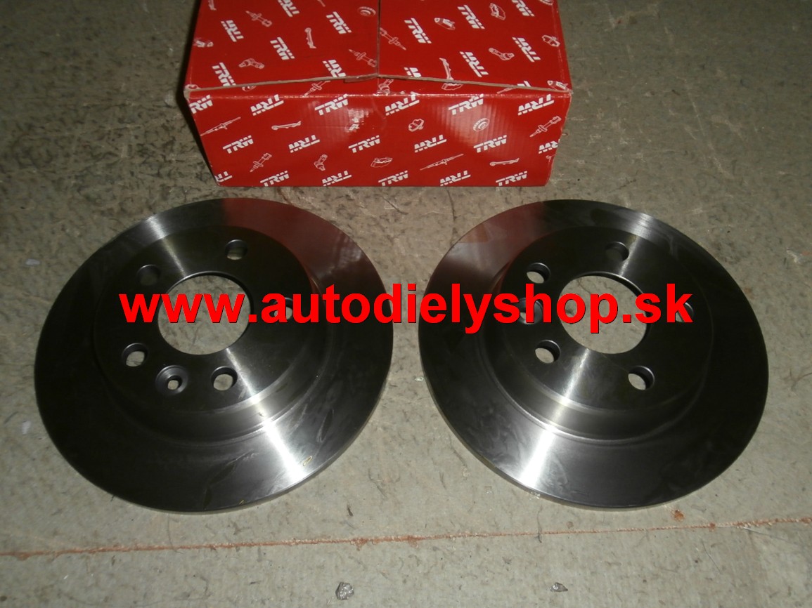 VW Sharan 6/95-4/00 zadné brzdové kotúče Sada L+P/ Delphi / 
