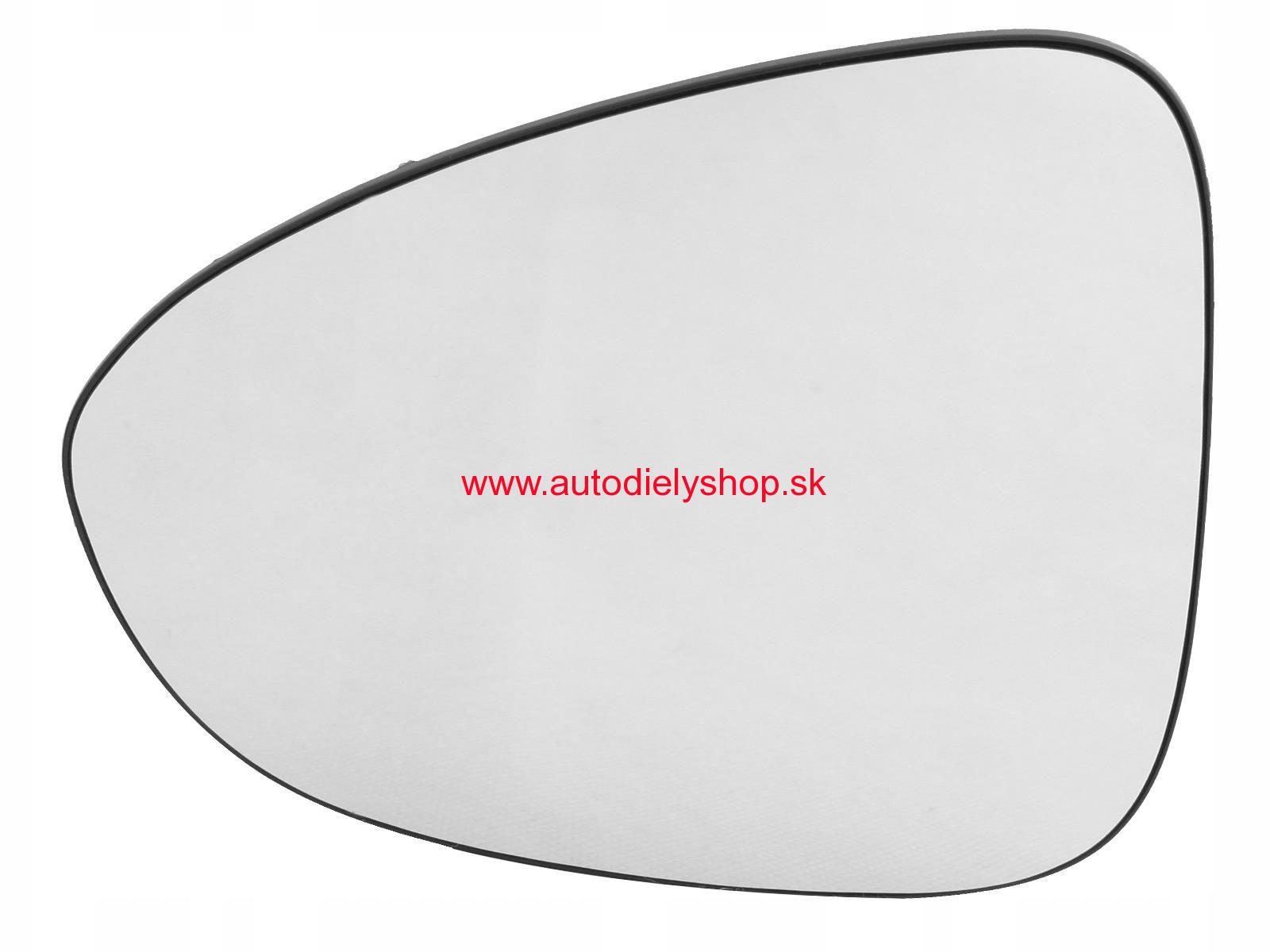 Opel ZAFIRA 12/2011- sklo zrkadla ľavé s držiakom 