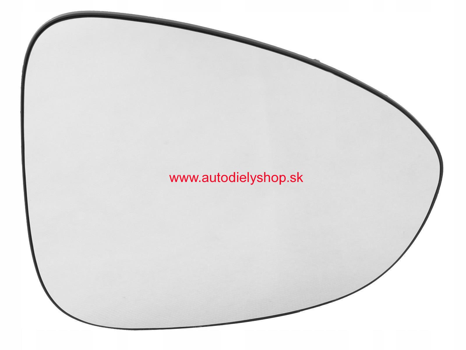 Opel ZAFIRA 12/2011- sklo zrkadla pravé s držiakom 