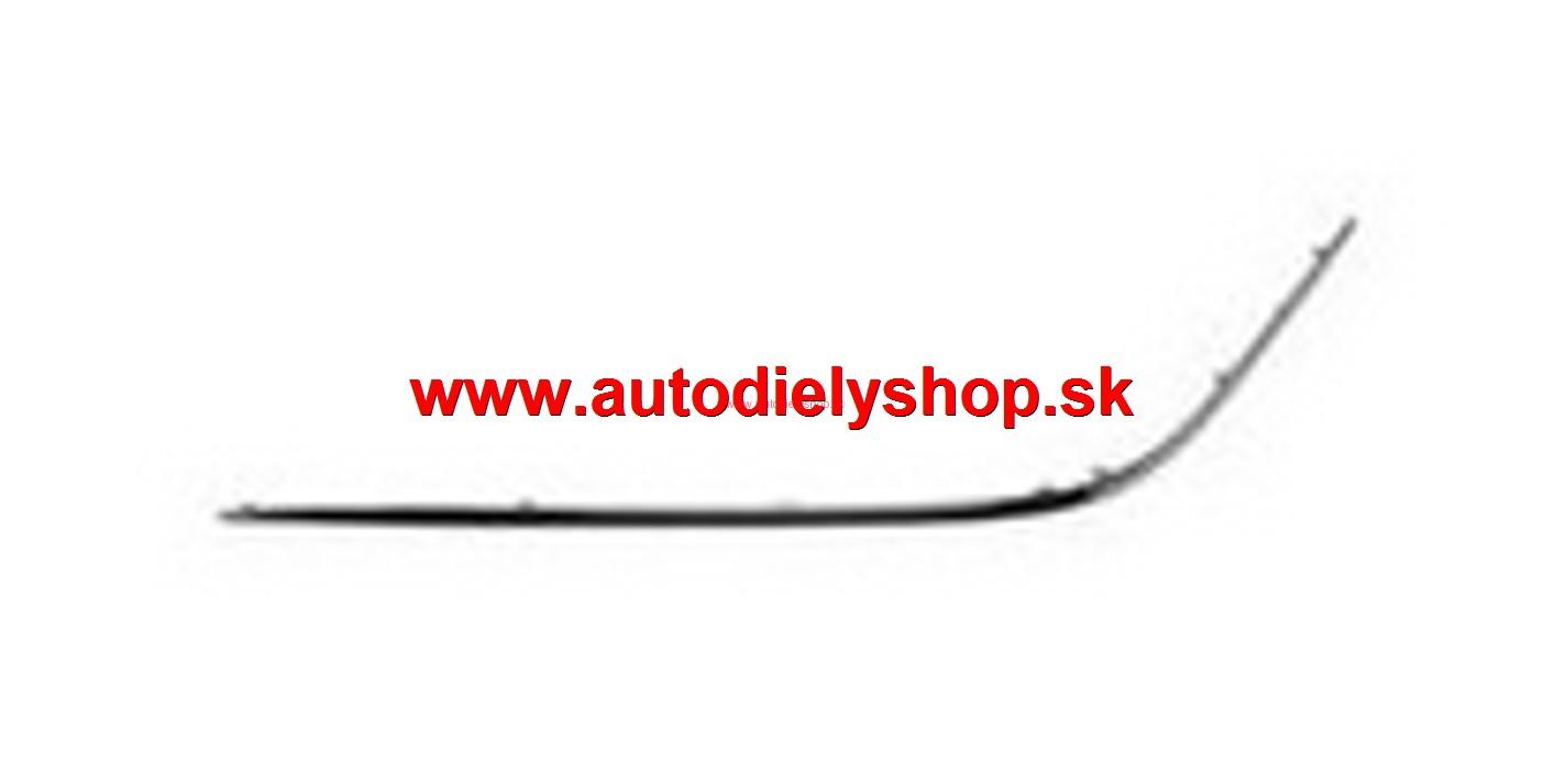  Mercedes E 8/99-2/02 bočná lišta nárazníku chrómová Sada L+P