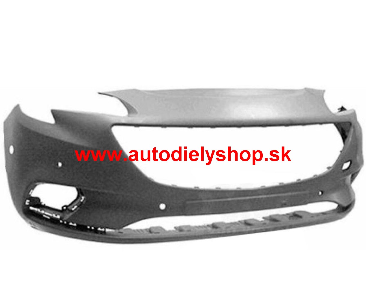 Opel CORSA E 2014- predný nárazník s otvormi pre senzory aj park. asistent 