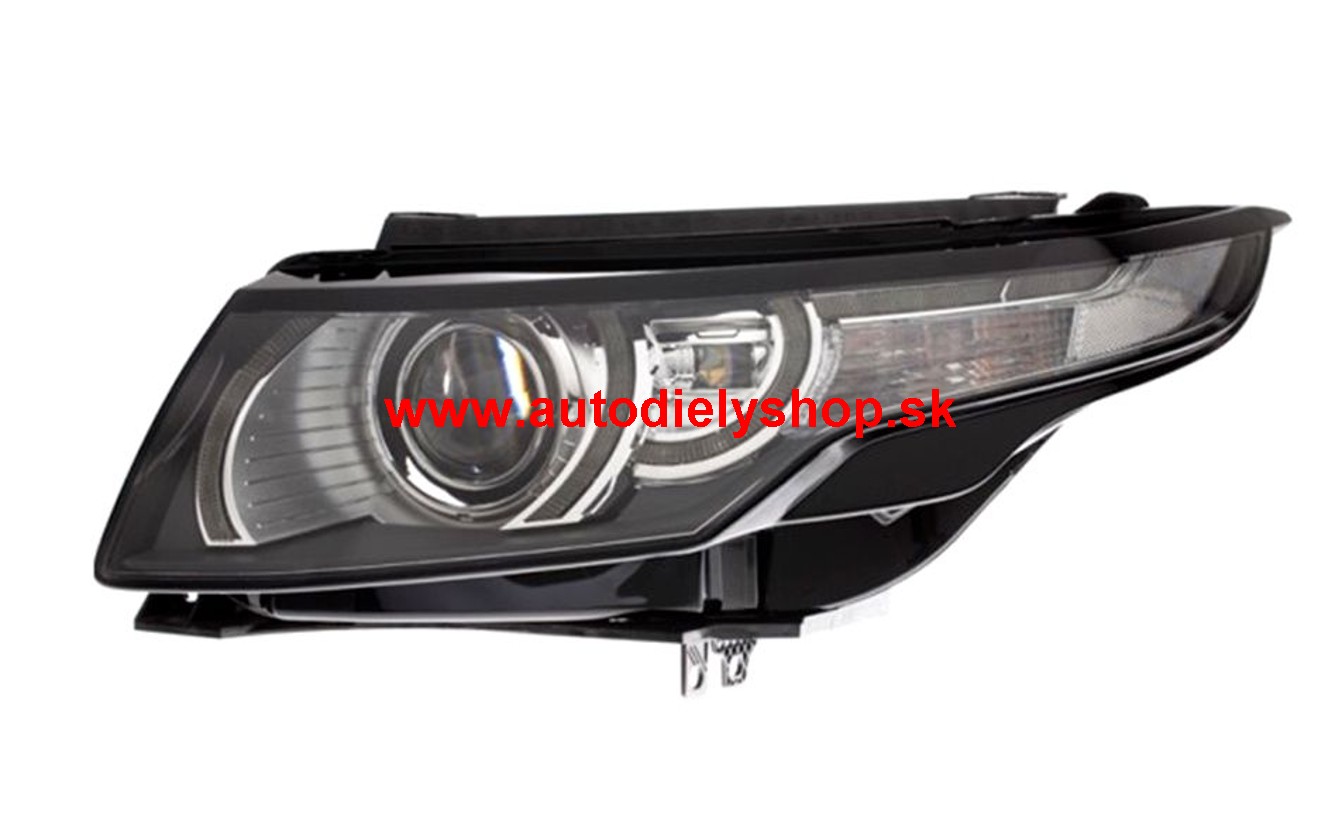 RANGE ROVER EVOQUE 6/2011- predné svetlo ľavé D3S+LED s natáčaním /VISTEON/