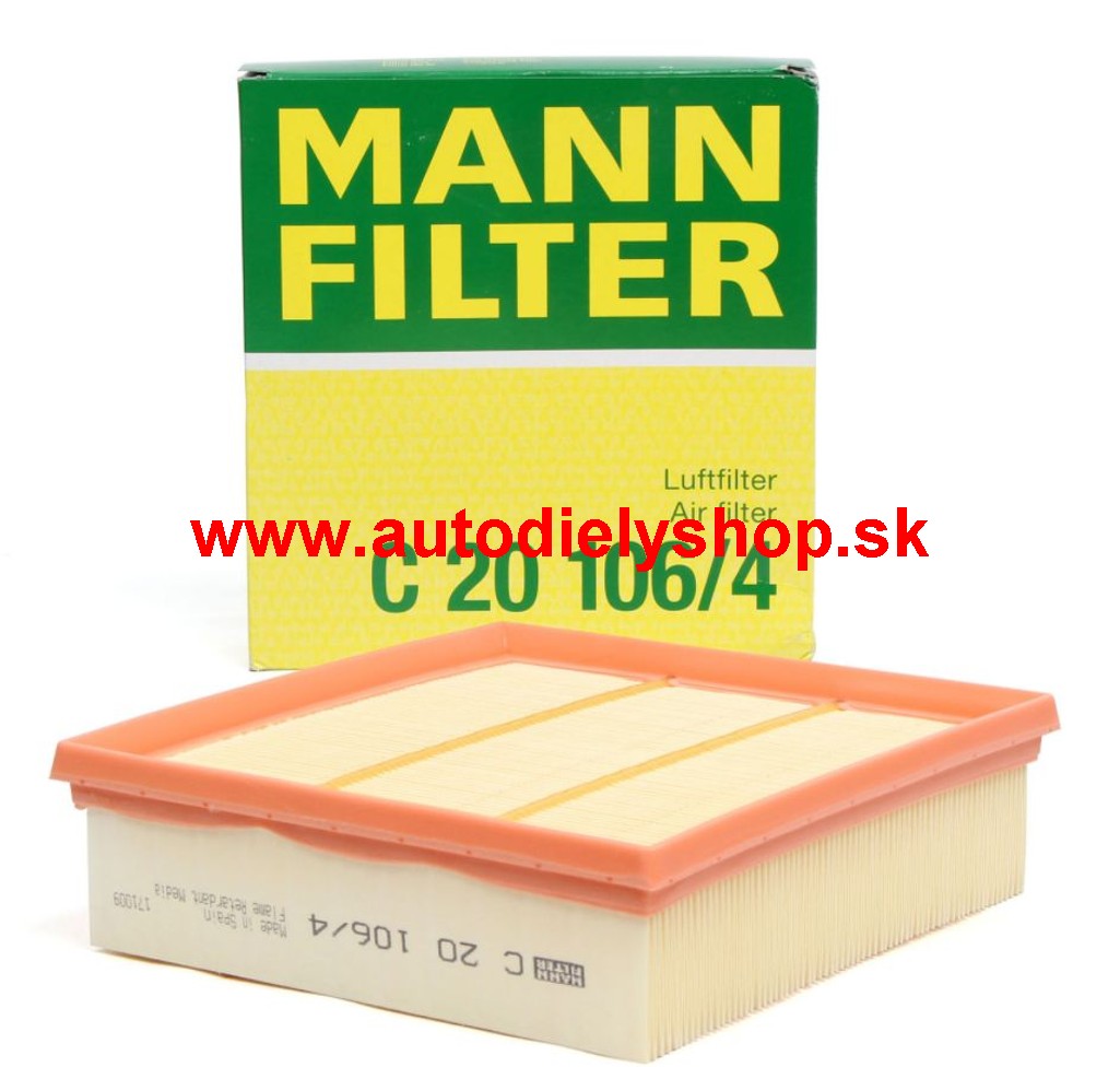 Opel CORSA E 2014- vzduchový filter pre všetky typy motorov  /MANN/