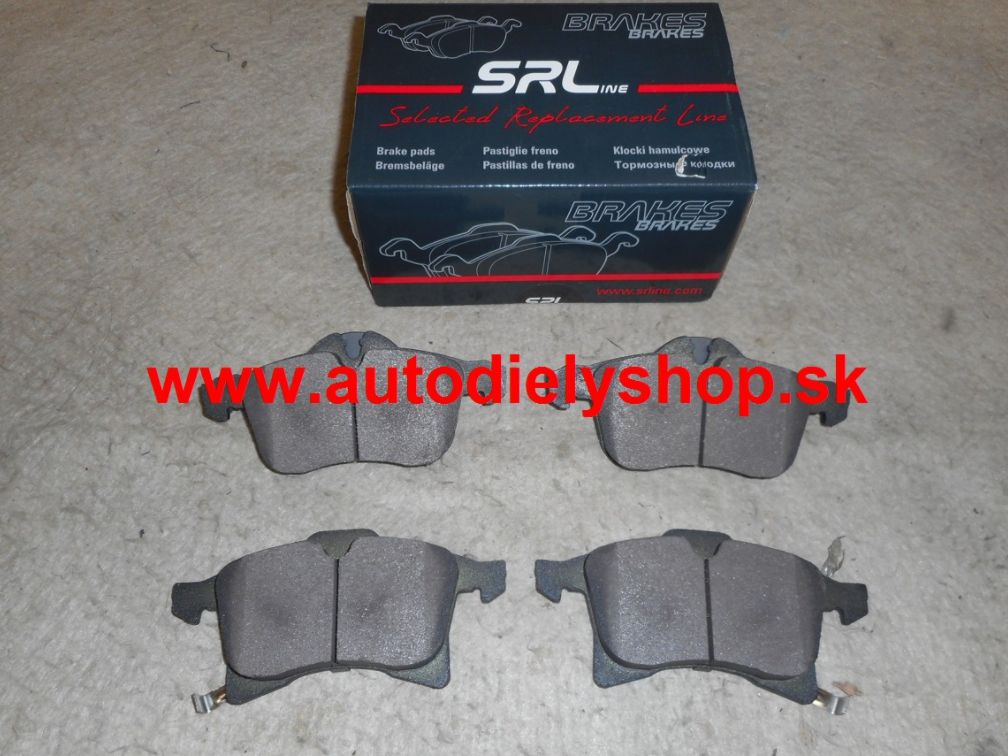 Opel CORSA E 2014- predné platničky Sada / SRL /
