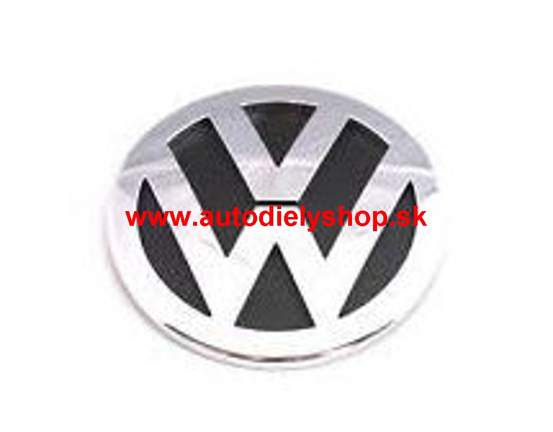 VW TRANSPORTER T5 11/2009- zadný znak ORIGINÁL VW /pre dvojkrídlové dvere/