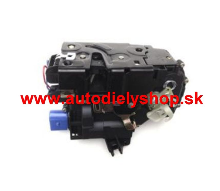 VW TRANSPORTER T5 11/2009- zámok predných dverí ľavý / s centrálom