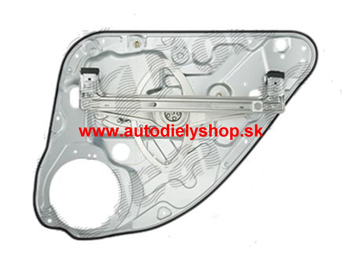Ford FOCUS 11/04-2/08 zadný mechanizmus okna ľavý /el. bez motorčeka/