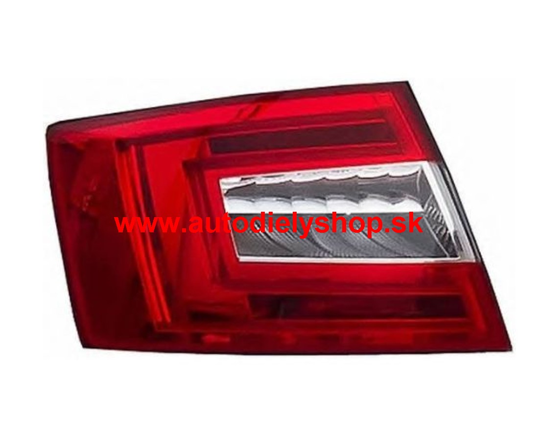 Škoda OCTAVIA III 11/2012- zadné svetlo /LIFTBACK/ ľavé ORIGINÁL