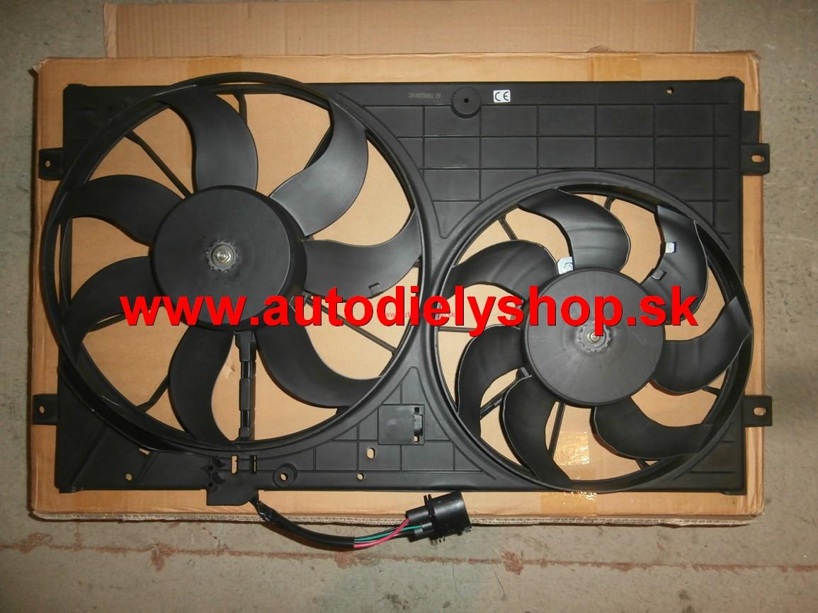 VW TOURAN 1/03- ventilátor chladičov 1,9 TDi 