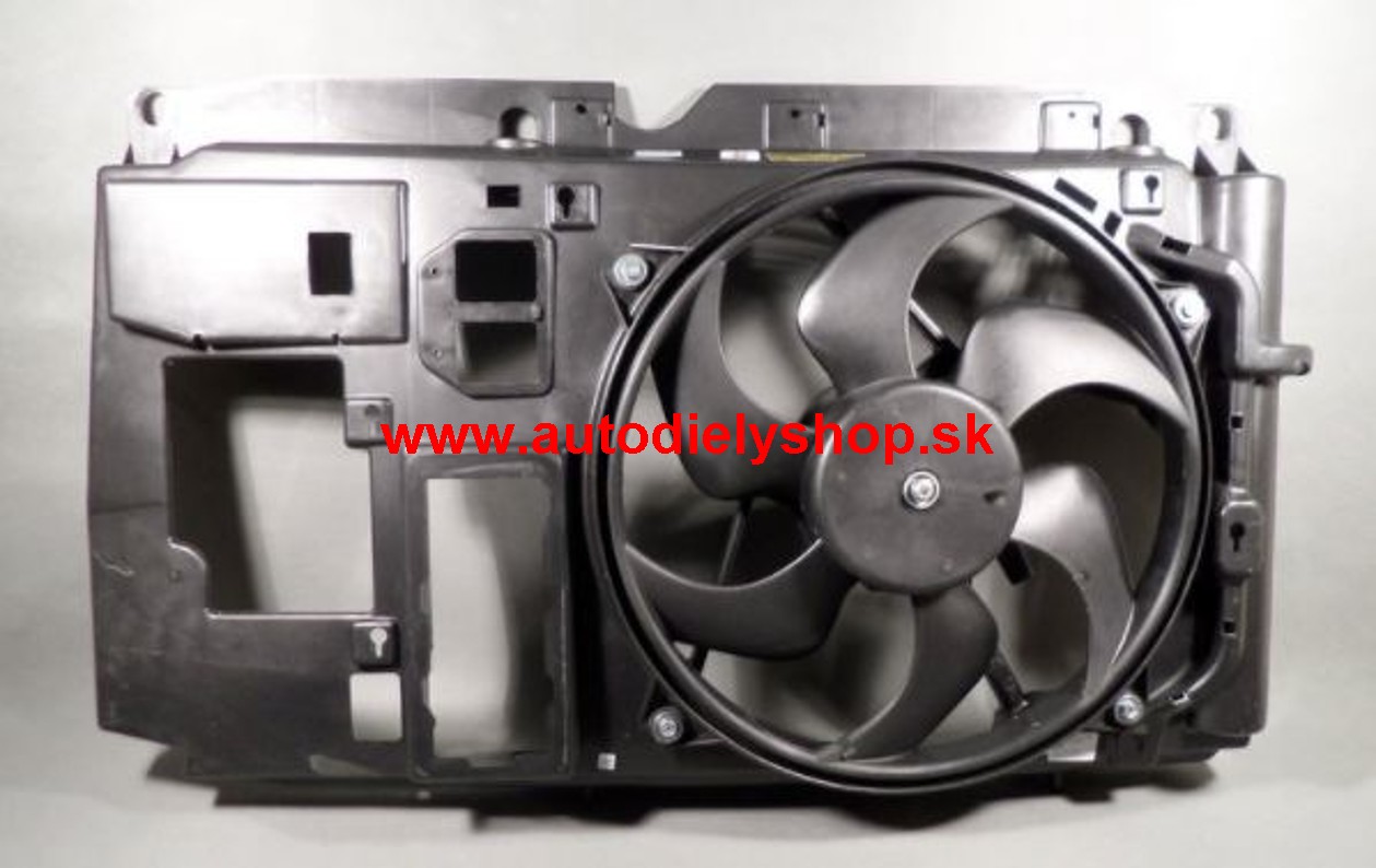 Peugeot PARTNER 06/12- ventilátor chladičov komplet