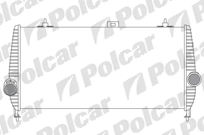 Citroen C5 1/2008- chladič vzduchu INTERCOOLER pre 2,2HDi-2,7HDi