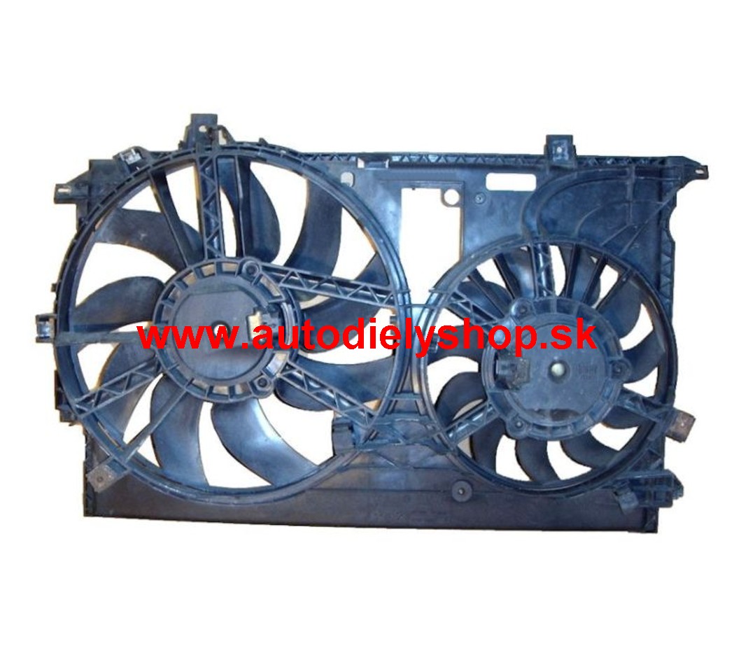 Opel SIGNUM 9/05-08/08 ventilátor chladiča pre 3,0CDTi