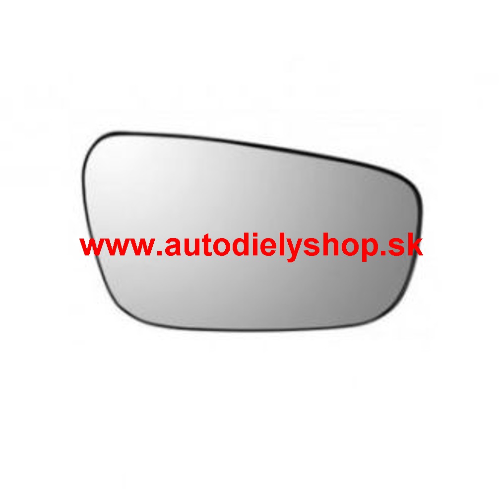 Chevrolet CRUZE 5/2009- sklo zrkadla pravé /s držiakom/