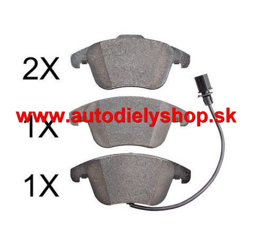 Audi A4 SDN/AVANT 01/12- predné brzdové platničky / A.B.S / typ ATE