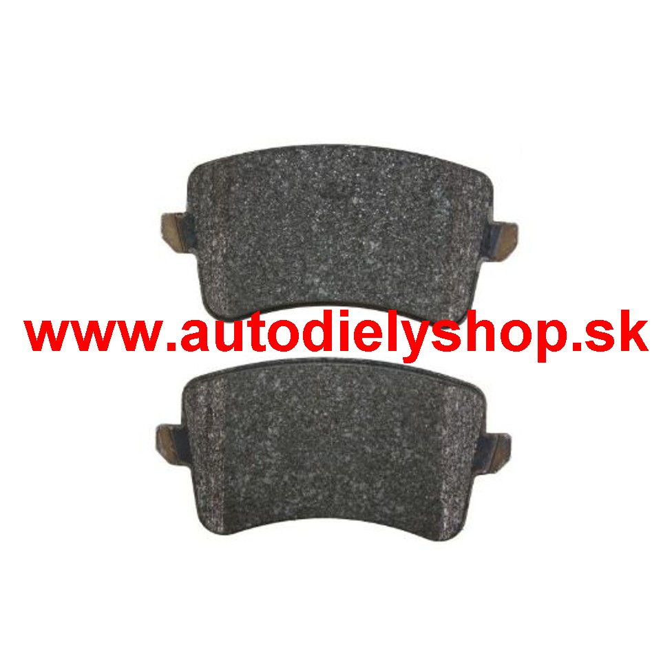 Audi A4 SDN/AVANT 01/12- zadné platničky sada /A.B.S/