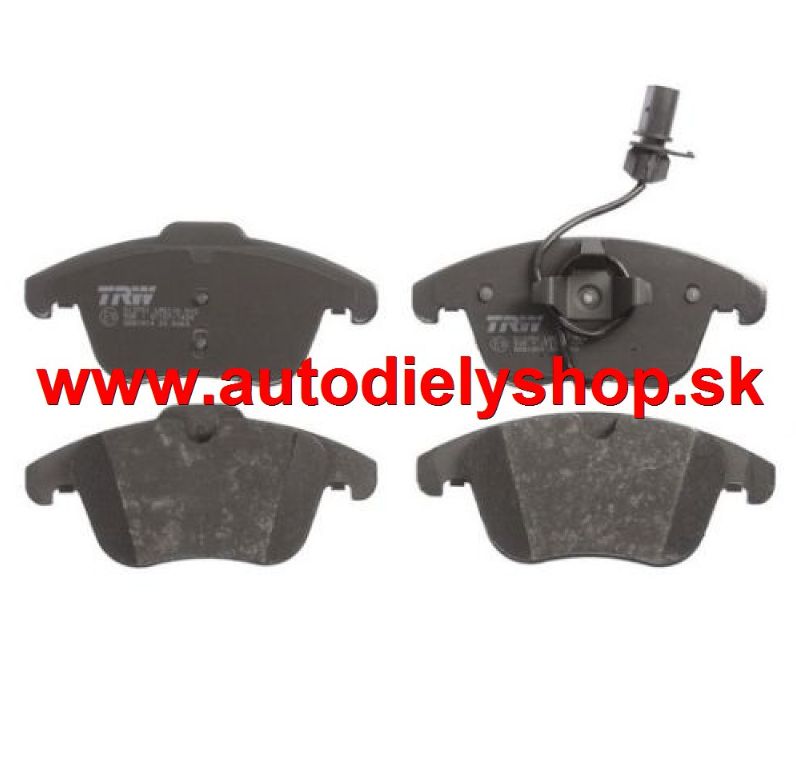 Audi A4 SDN/AVANT 01/12- predné brzdové platničky / TRW / typ ATE