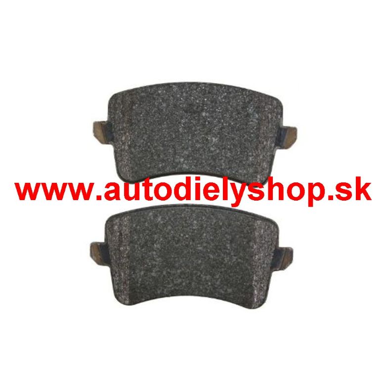 Audi A4 11/2007-2012 zadné platničky sada /A.B.S/