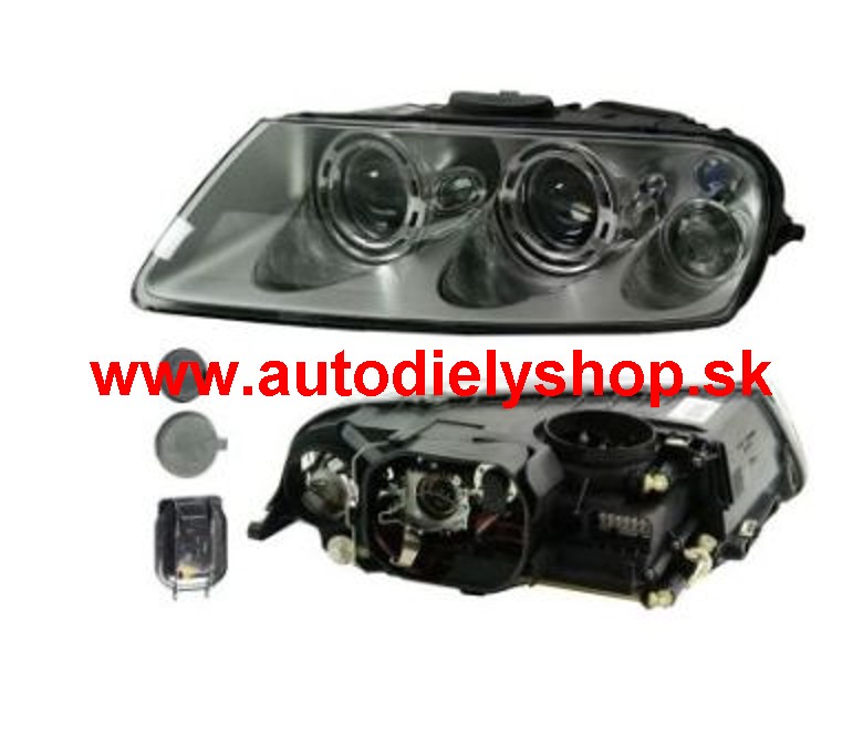VW TOUAREG 11/02-12/06 predné svetlo ľavé H7+D1S /VALEO/