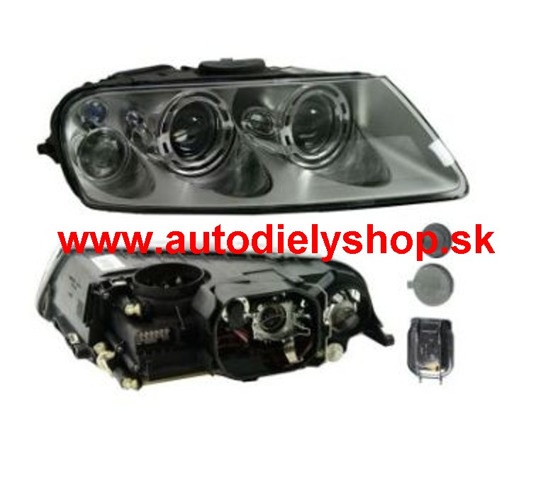 VW TOUAREG 11/02-12/06 predné svetlo pravé H7+D1S /VALEO/