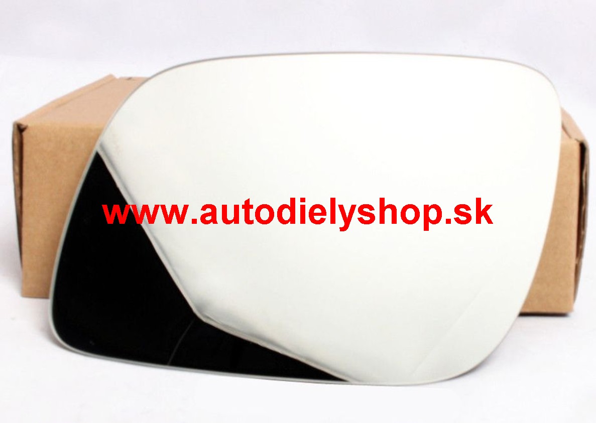 VW TOUAREG 11/02- sklo zrkadla ľavé s držiakom do roku 12/2006-