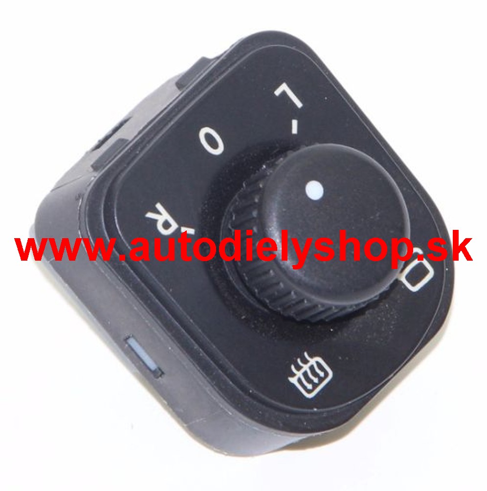 VW TIGUAN 10/07-7/2011 ovládač zrkadiel 