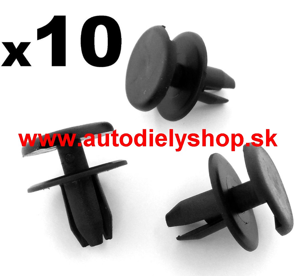 Opel ZAFIRA 10/05-2/08 príchytky nárazníkov sada 10 kusov