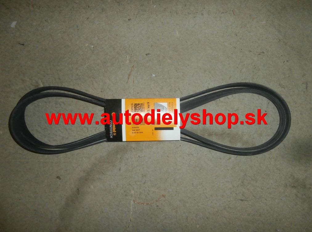Opel INSIGNIA 7/2008- Drážkový remeň 6PK2390 - CONTITECH