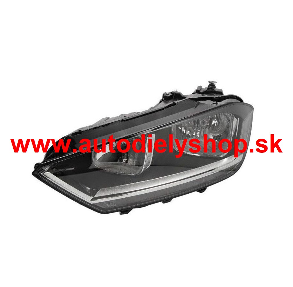 VW GOLF SPORTSVAN 2014- ľavé svetlo /VALEO/- H7+H15