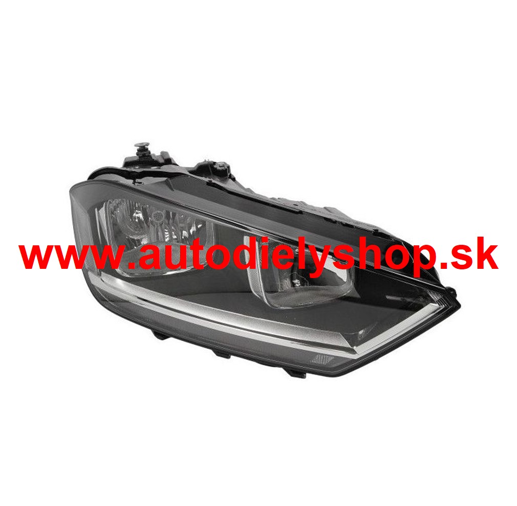 VW GOLF SPORTSVAN 2014- pravé svetlo /VALEO/- H7+H15