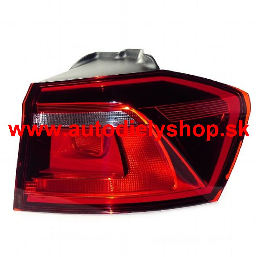 VW GOLF SPORTSVAN 2014- Zadné svetlo, Pravé /vonkajšie/- LED -Originál diel