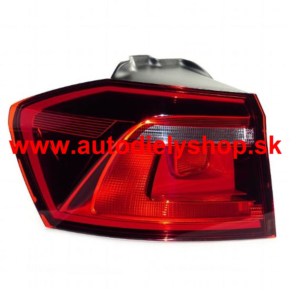 VW GOLF SPORTSVAN 2014- Zadné svetlo, ľavé /vonkajšie/- LED -Originál diel