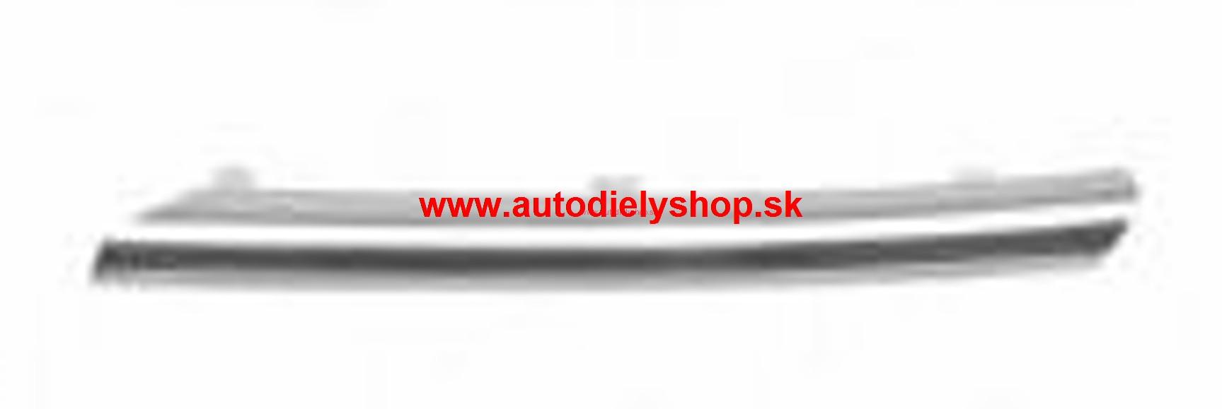 Nissan Almera 9/02-lišta masky Pravá,chrómová 