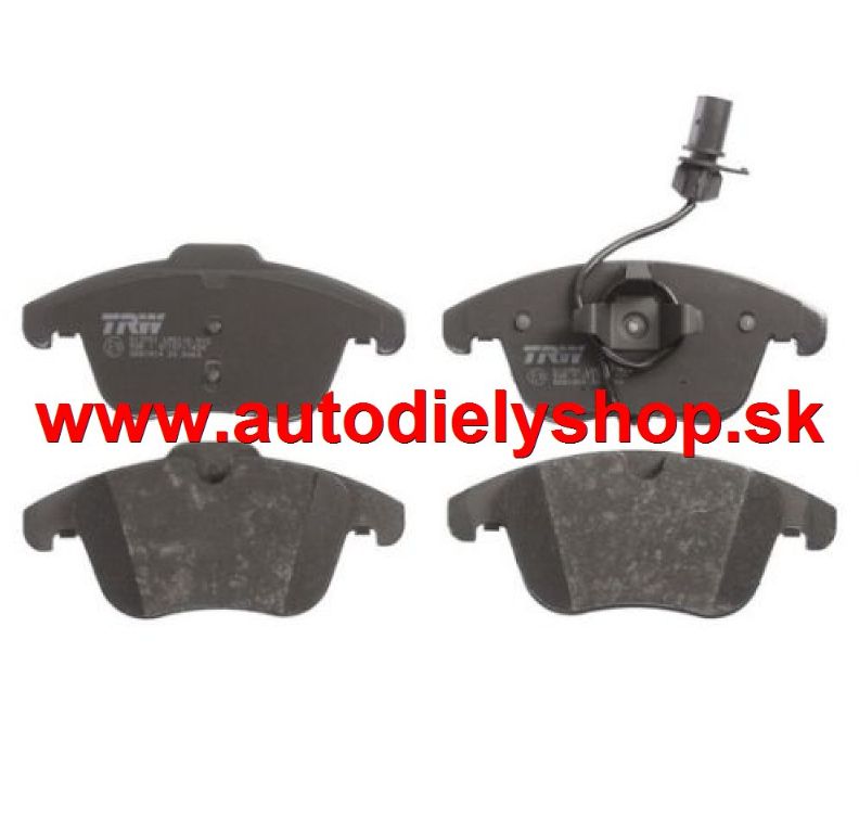 Audi A5 10/2011- Predné platničky, Sada /Výrobca TRW/ -brzd systém ATE