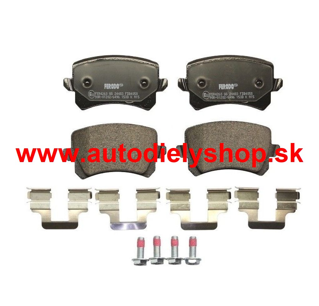 Audi Q3 06/11- SADA Zadné platničky /BOSCH/