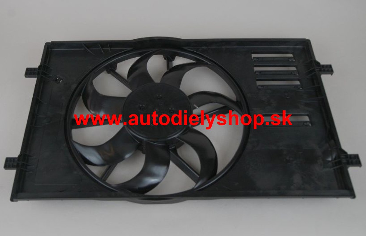 Škoda SUPERB III 5/2015- Ventilátor kompletný s motorčekom /410mm priemer vrtule