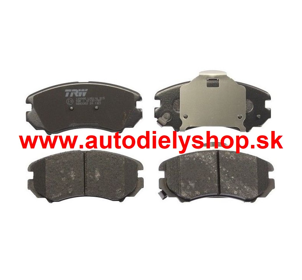 Hyundai IX20 10-5/15 Predné platničky SADA /zn TRW/- MANDO