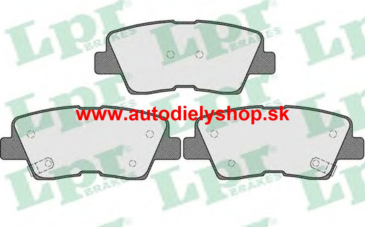 Hyundai I10 2014- Predné platničky, sada /SAMKO/