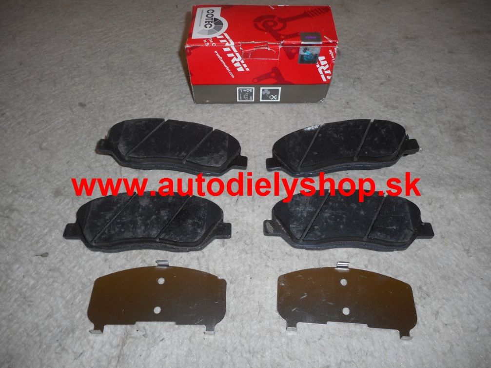 Hyundai SANTA FE 06/09- Predné platničky /TRW/