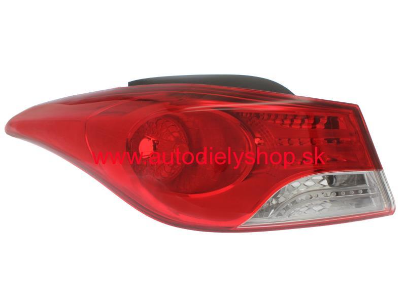 Hyundai ELANTRA 9/2010- zadne svetlo vonkajšie Lavé / do r.v.11/2013