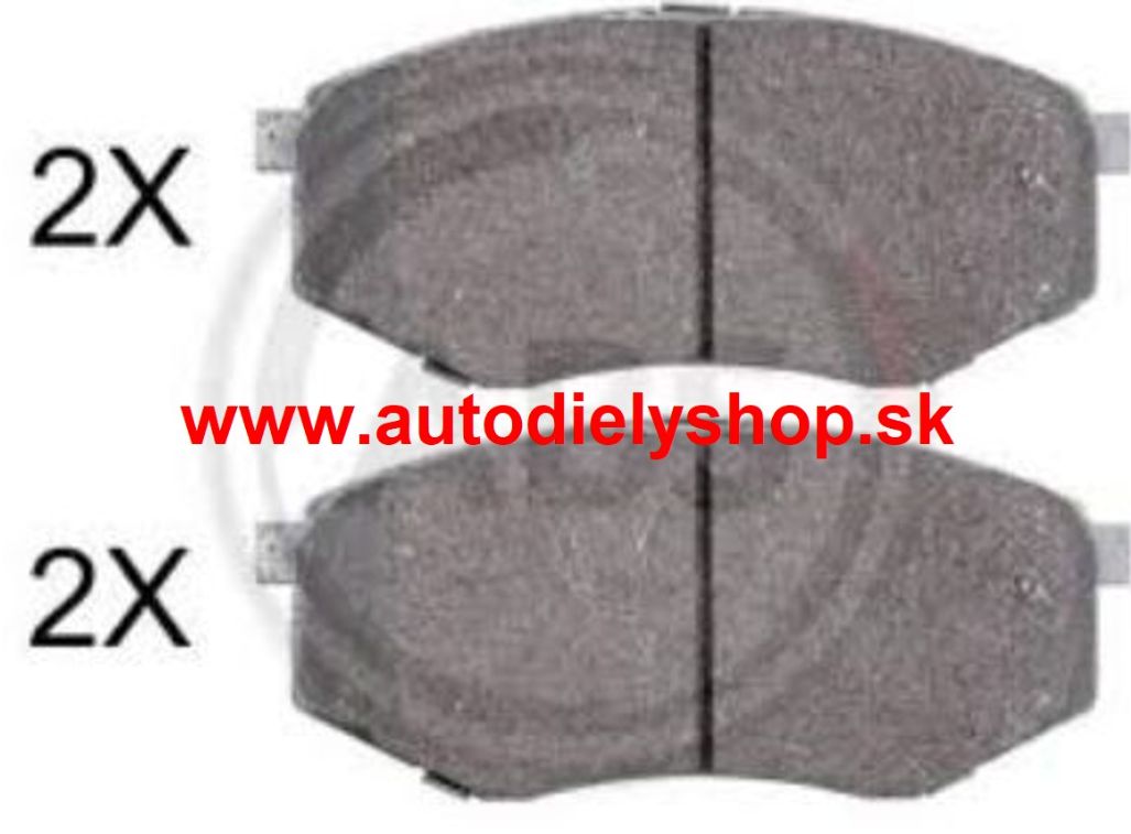Hyundai ELANTRA 08/2010- Predné platničky, Sada /zn. A.B.S./ - pre brzdový systé