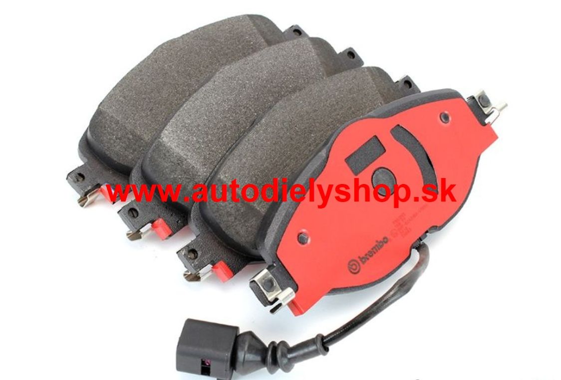 VW GOLF SPORTSVAN 2014- Predné platničky SADA /BREMBO/