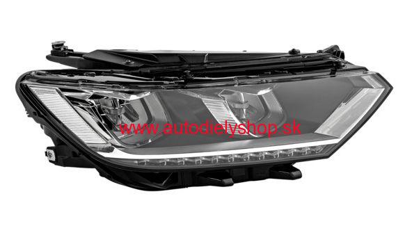 VW Passat B8 2014- svetlo LED Pravé / VALEO