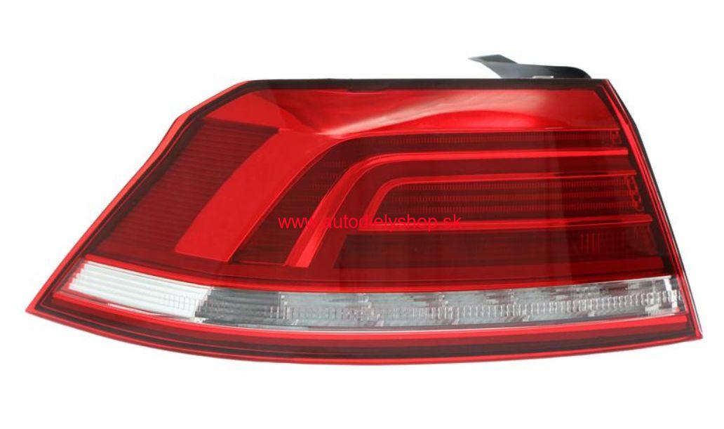 VW Passat B8 2014- zadné vonkajšie LED svetlo Ľavé / SEDAN