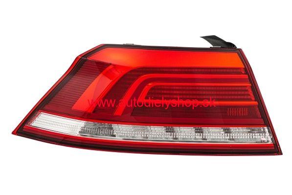VW Passat B8 2014- zadné vonkajšie LED svetlo Ľavé / SEDAN / HELLA
