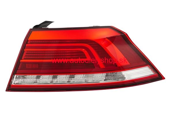 VW Passat B8 2014- zadné vonkajšie LED svetlo Pravé / SEDAN / HELLA